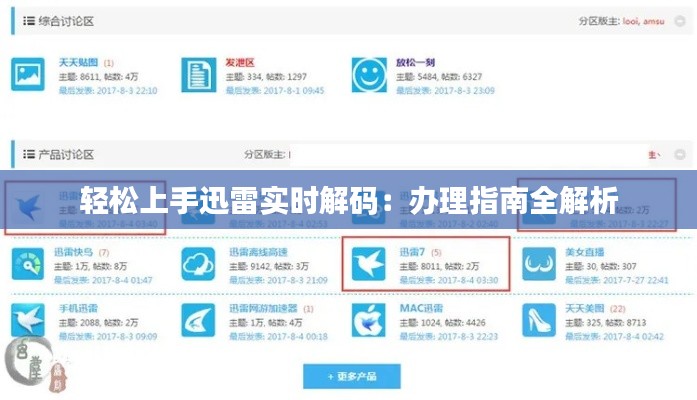 轻松上手迅雷实时解码：办理指南全解析