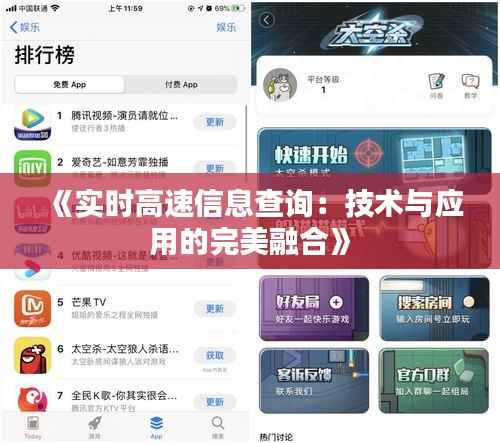 《实时高速信息查询：技术与应用的完美融合》
