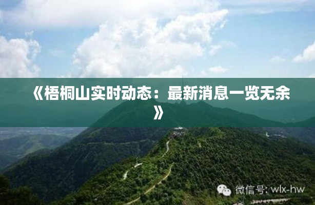《梧桐山实时动态:最新消息一览无余》