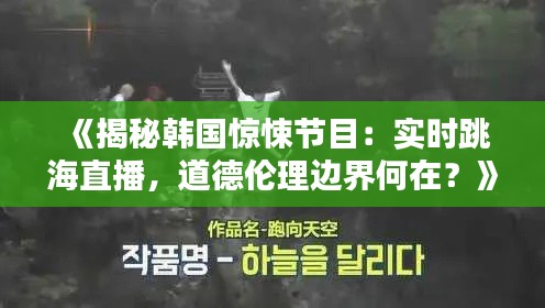 《揭秘韩国惊悚节目：实时跳海直播，道德伦理边界何在？》