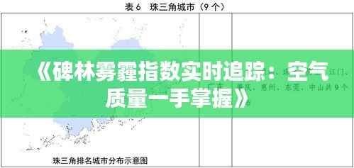 《碑林雾霾指数实时追踪：空气质量一手掌握》