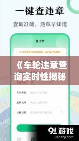 《车轮违章查询实时性揭秘：准确无误，让您安心出行》