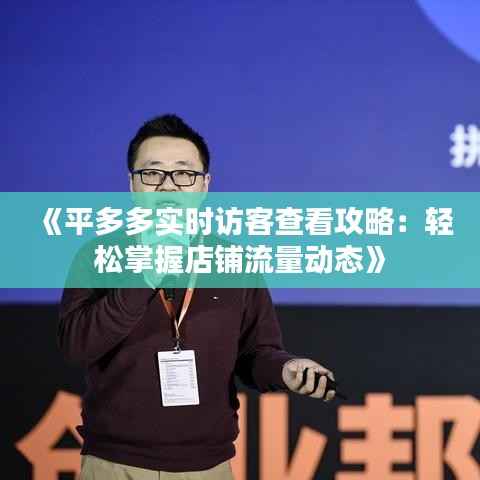 《平多多实时访客查看攻略：轻松掌握店铺流量动态》