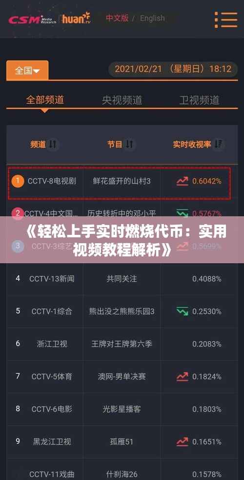 《轻松上手实时燃烧代币：实用视频教程解析》