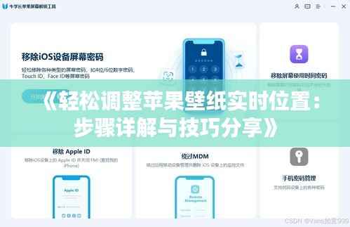 《轻松调整苹果壁纸实时位置：步骤详解与技巧分享》