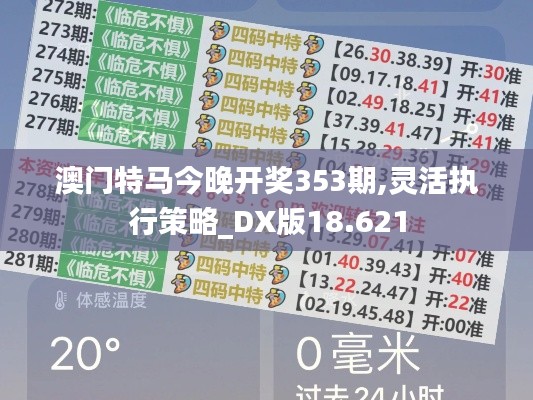 澳门特马今晚开奖353期,灵活执行策略_DX版18.621