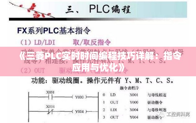 《三菱PLC实时时间编程技巧详解：指令应用与优化》