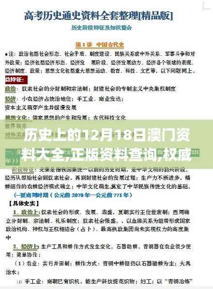 历史上的12月18日澳门资料大全,正版资料查询,权威评估解析_FHD3.414