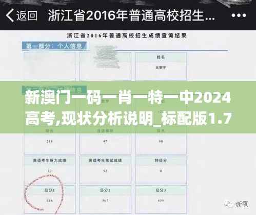 新澳门一码一肖一特一中2024高考,现状分析说明_标配版1.747