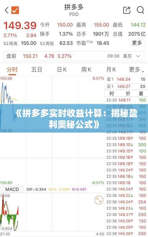 《拼多多实时收益计算：揭秘盈利奥秘公式》