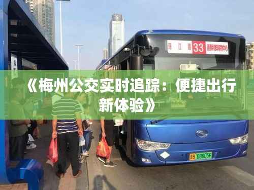 《梅州公交实时追踪：便捷出行新体验》
