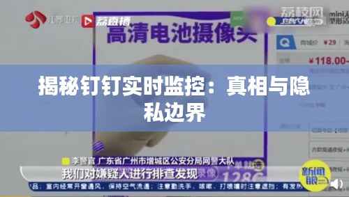 揭秘钉钉实时监控：真相与隐私边界