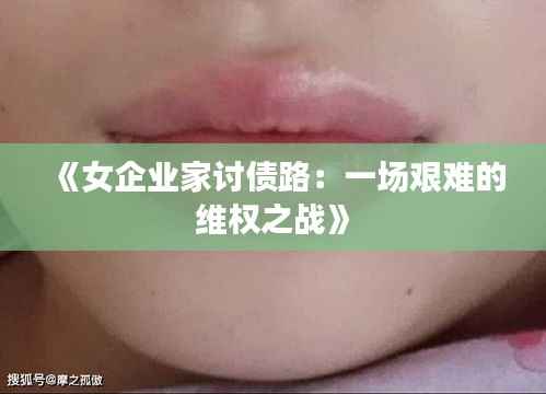 《女企业家讨债路：一场艰难的维权之战》