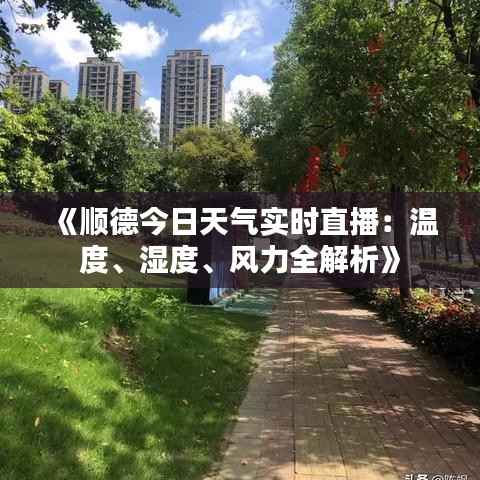 《顺德今日天气实时直播：温度、湿度、风力全解析》