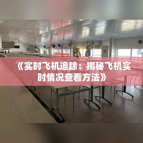《实时飞机追踪：揭秘飞机实时情况查看方法》