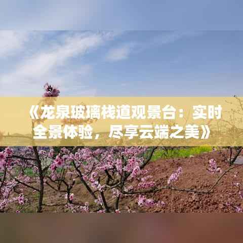 《龙泉玻璃栈道观景台：实时全景体验，尽享云端之美》