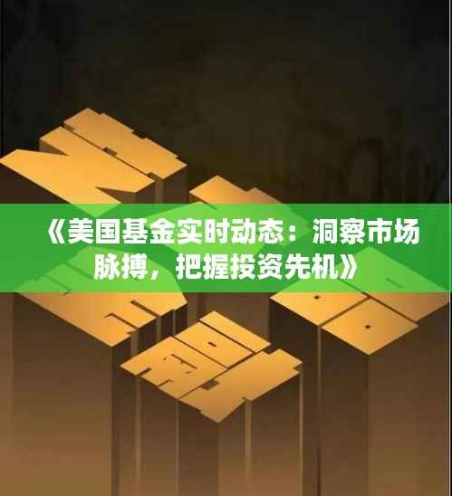 《美国基金实时动态：洞察市场脉搏，把握投资先机》