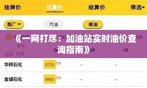 《一网打尽：加油站实时油价查询指南》