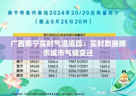广西南宁实时气温追踪：实时数据揭示城市气候变迁