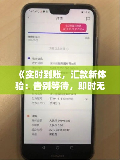 《实时到账,汇款新体验:告别等待,即时无忧》