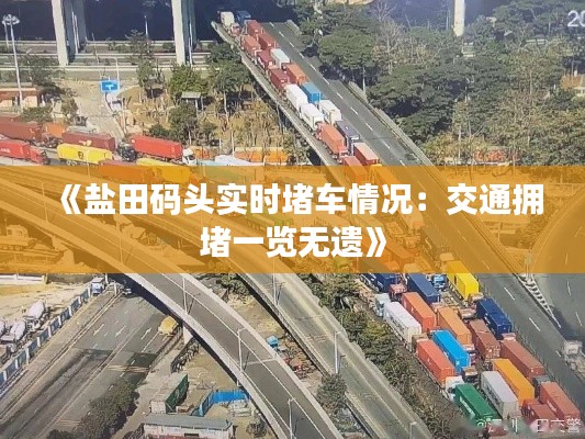 《盐田码头实时堵车情况:交通拥堵一览无遗》