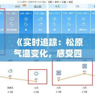 《实时追踪：松原气温变化，感受四季更迭之美》