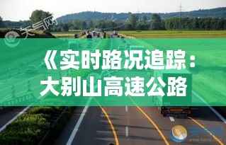 《实时路况追踪：大别山高速公路畅行无忧》