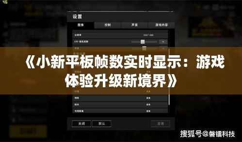 《小新平板帧数实时显示：游戏体验升级新境界》
