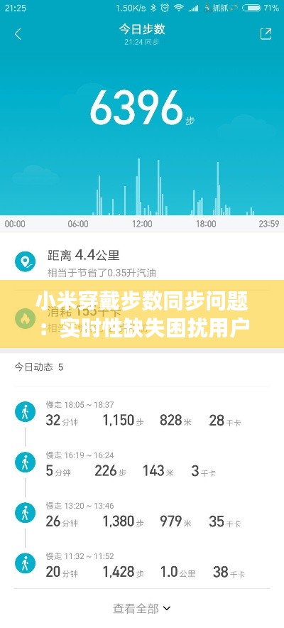 小米穿戴步数同步问题：实时性缺失困扰用户