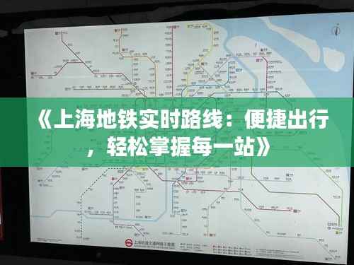 《上海地铁实时路线:便捷出行,轻松掌握每一站》