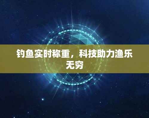 钓鱼实时称重，科技助力渔乐无穷