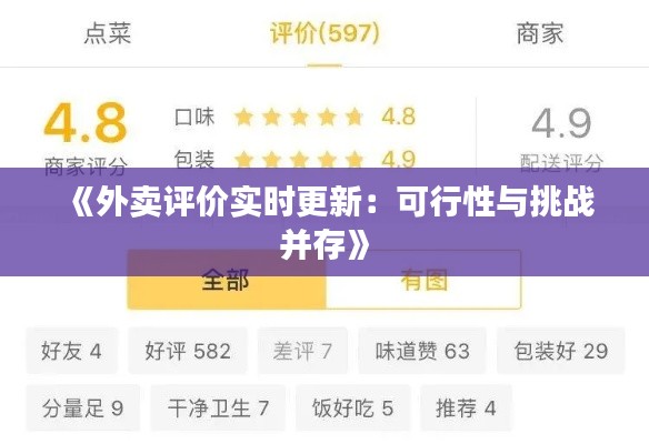 《外卖评价实时更新：可行性与挑战并存》
