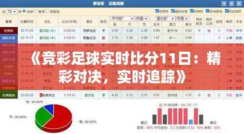 《竞彩足球实时比分11日:精彩对决,实时追踪》