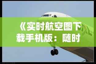 《实时航空图下载手机版：随时随地掌握飞行动态》