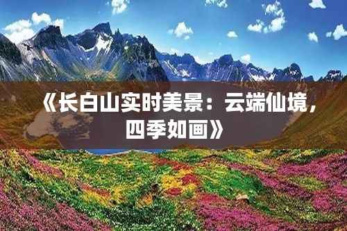 《长白山实时美景:云端仙境,四季如画》