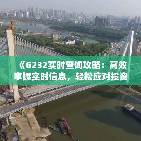 《G232实时查询攻略：高效掌握实时信息，轻松应对投资决策》