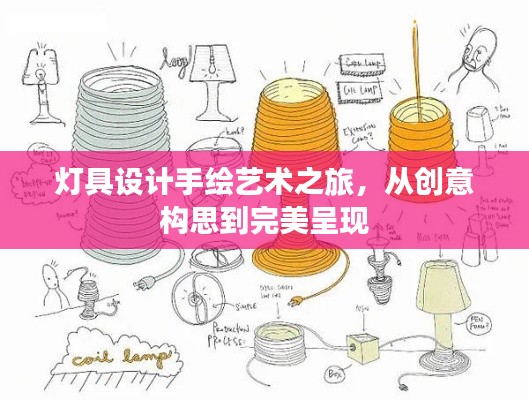 灯具设计手绘艺术之旅，从创意构思到完美呈现