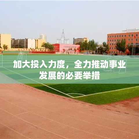 加大投入力度，全力推动事业发展的必要举措