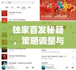 独家首发秘籍，策略调整与技巧提升之道