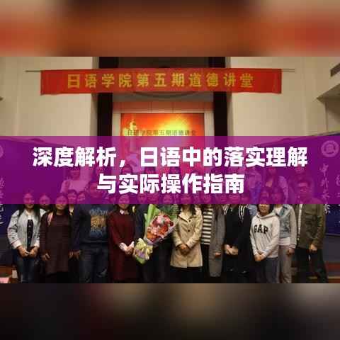 深度解析，日语中的落实理解与实际操作指南