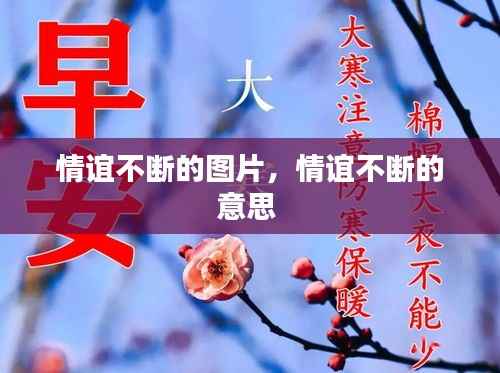 情谊不断的图片，情谊不断的意思 