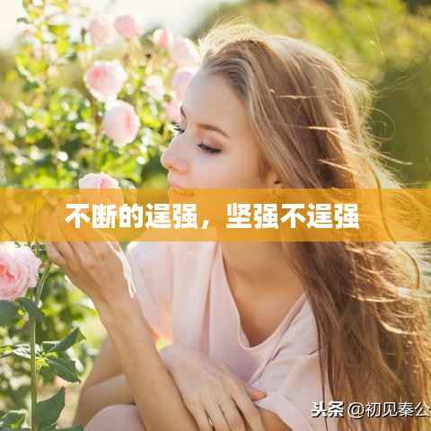 不断的逞强，坚强不逞强 