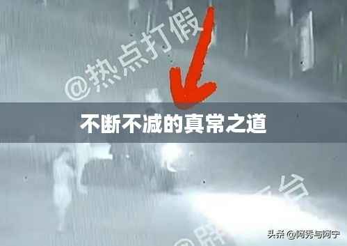 不断不减的真常之道