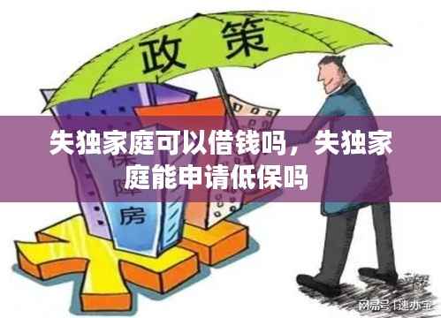 失独家庭可以借钱吗，失独家庭能申请低保吗 