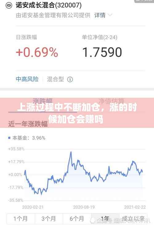 上涨过程中不断加仓，涨的时候加仓会赚吗 
