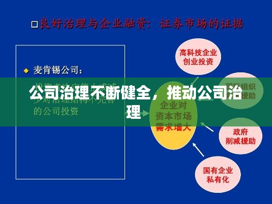 公司治理不断健全，推动公司治理 