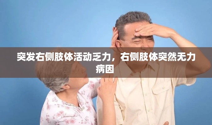 突发右侧肢体活动乏力，右侧肢体突然无力病因 