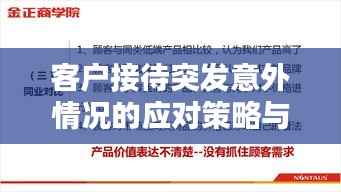 客户接待突发意外情况的应对策略与解决方案