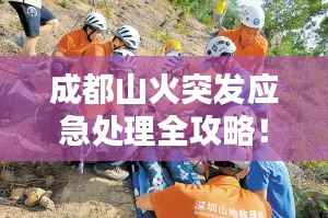 成都山火突发应急处理全攻略!