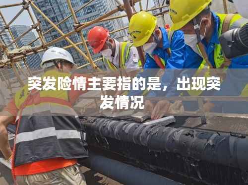 突发险情主要指的是，出现突发情况 